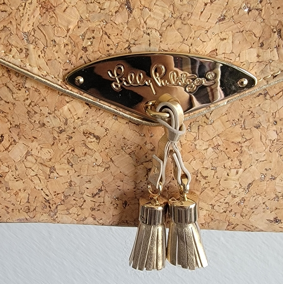 Lilly Pulitzer Cork Envelope Clutch - Picture 2 of 4